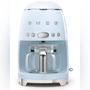 NEW - SMEG Drip Coffee Pot in Pastel Blue